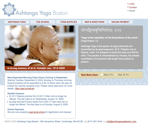 Ashtanga Yoga Boston