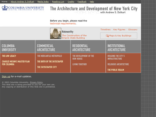 The Architecture and Development of New York City