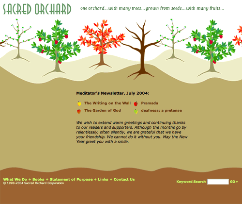 Sacred Orchard Corporation / Meditator's Newsletter